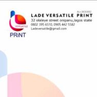 Lade versertile print