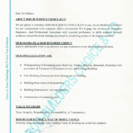 BOD BUILDER Waterproofing Building Expert