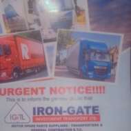 IRONGATE INVESTMENT TRANSPORT LTD