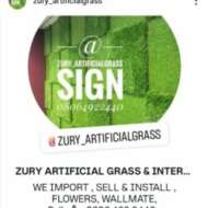 Zury Artificial Grass and Decor