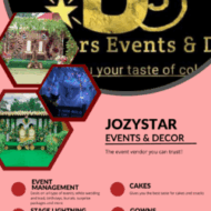 Jozystar events and decorations