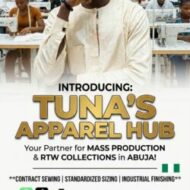 Tuna's Apparel Hub Mass Production Sewing/RTW Factory