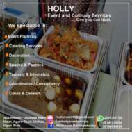 HOLLY EVENTS AND CULINARY SERVICE