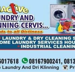 Hactive Laundry and Dri Klinning Cervis