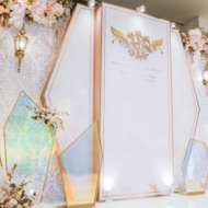 Purple peony events decor